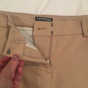 Tan Express “columnist” work pants size 2R